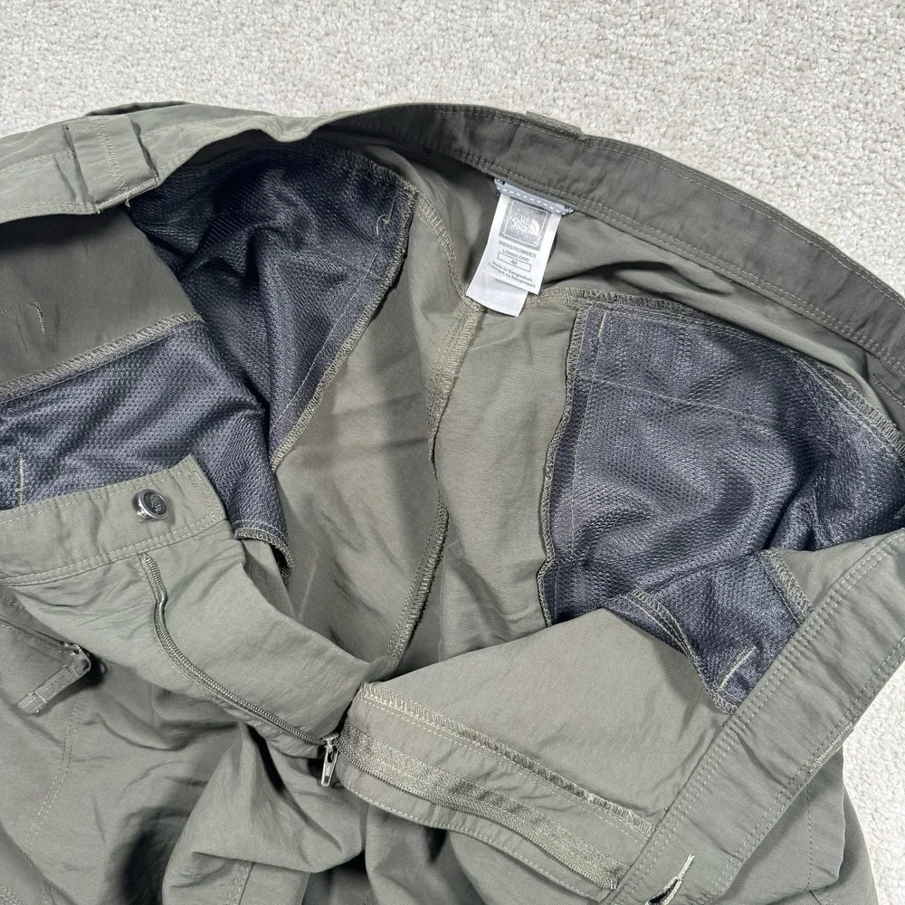 The North Face Pants Men's 40 Long‎ T150 T550 Roll Up Leg Hiking Outdoor Green